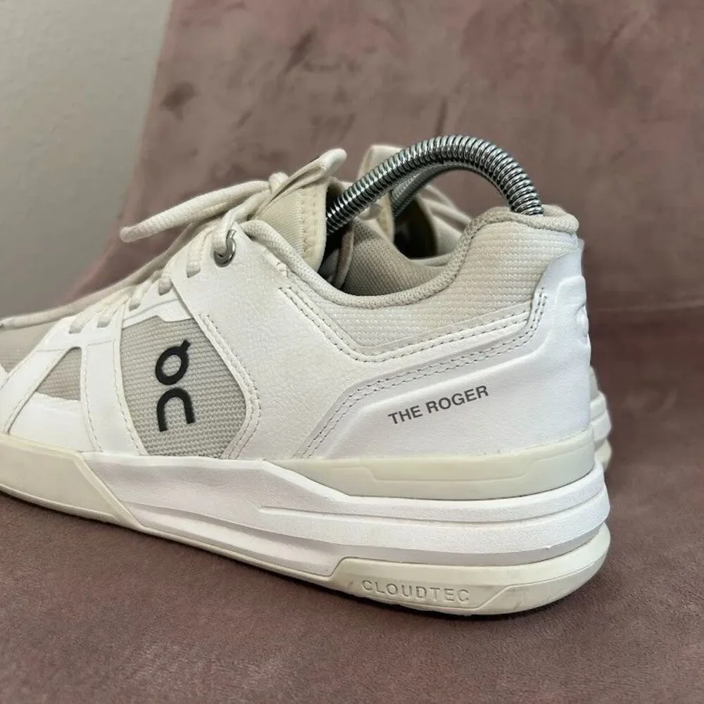 ON Cloud The Roger Clubhouse Pro Tennis Sneakers Womens 8 Shoe Ivory White